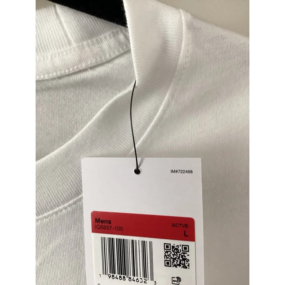 Jordan AJ5 Men’s T-Shirt Sz: Large Color: White